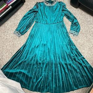 Vintage velvet maxi dress